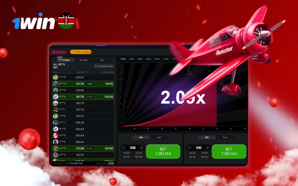 1win Aviator Kenya: Play Online, Get 500% Bonus in 2026